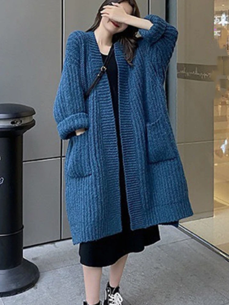 

Cardigan for Women New In Autumn Winter Fashion Sweater Korean Version Solid Color Tops Elegant Temperament Womens Clothing