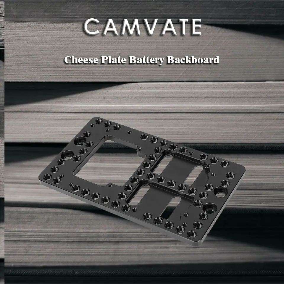 Cheese Plate Battery Backboard With 1/4"-20 Thread Screw Exclusively For IDX P-V