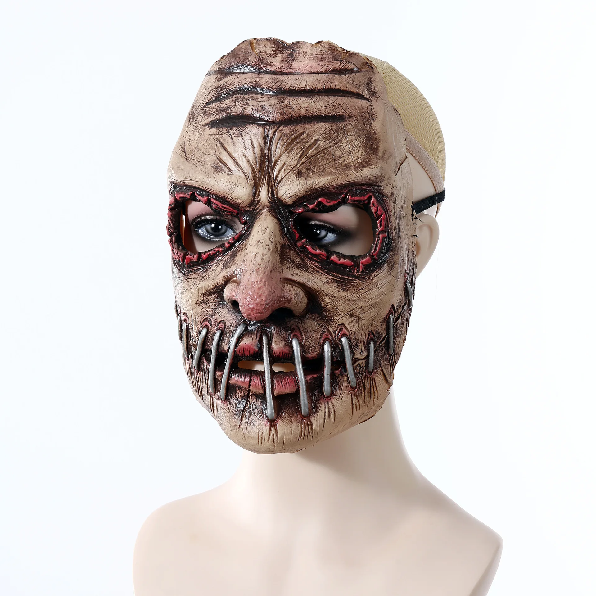 Zombie Mask Half Skull Face Mask 