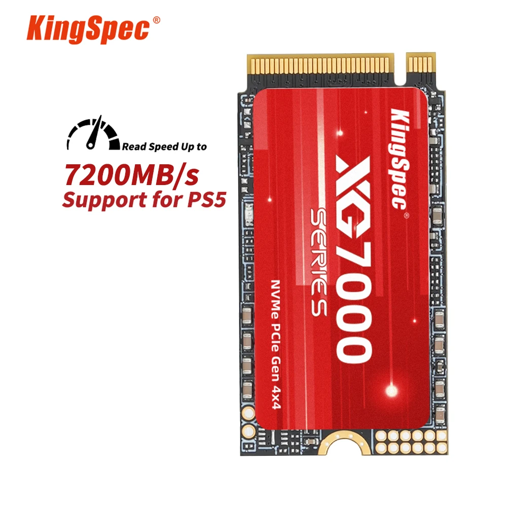 KingSpec M2 PCIe4.0 NVMe SSD 512G 1TB 2TB PCIe3.0 Hard Drive External SATA Hard Drives Hdd Disk hd for Laptop Desktop PS4 PS5 external hard drive internal solid state drive