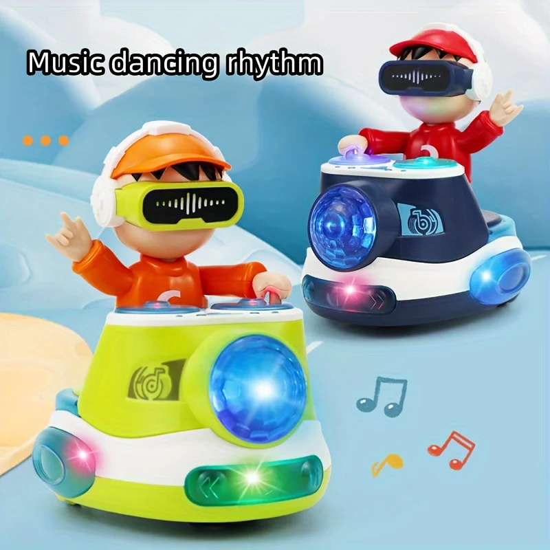 Electronic Interactive Dj Toy For Kids Musical Toys Cute Swing Dancing With Music Led Lights