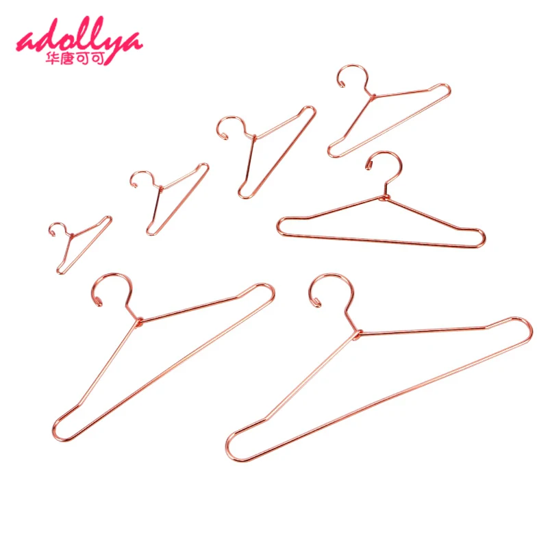 Doll Accessories Clothing Hanger Doll Dress Hanger For Metal Dollhouse Furniture 10pcs For BJD Dolls Clothes