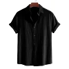 120108-8ef651.jpg Men's short-sleeved cotton shirt Premium breathable summer casual top
