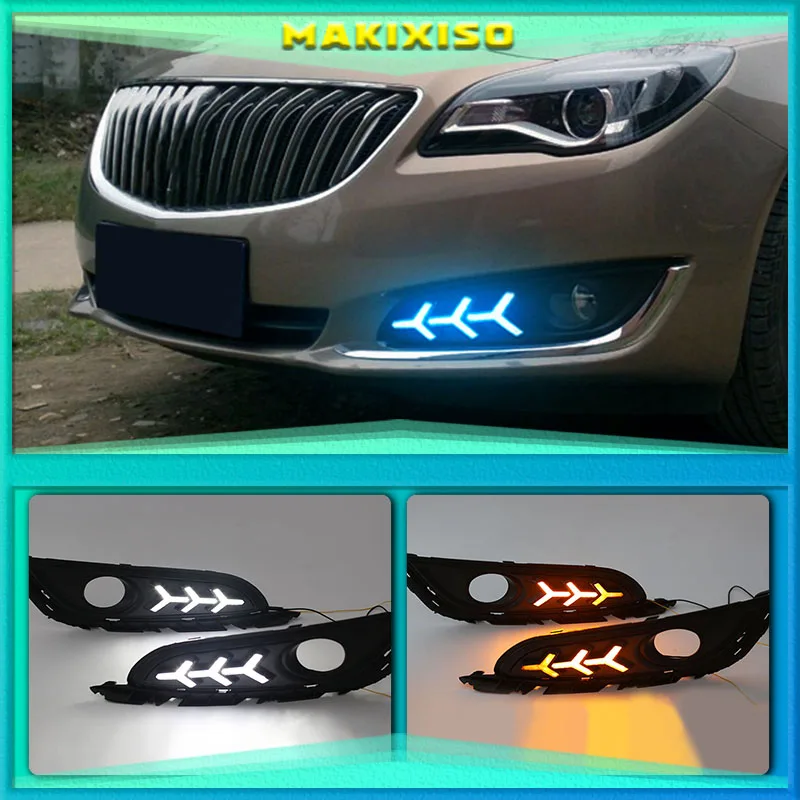 2PCS LED For Buick Opel Regal Insignia 2013 2014 2015 DRL Daytime
