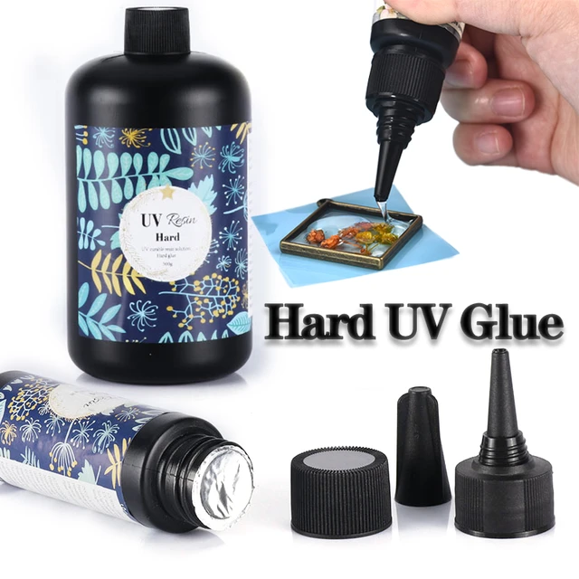 500g Hard UV Resin Glue Crystal Clear Ultraviolet Curing Epoxy Resin Glue  Solar Cure Sunlight Activated DIY Jewelry Making Tools - AliExpress