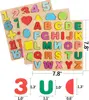 Wooden Puzzles Toys for Kids 3 Year Alphabet Numbers Children Montessori Educational Learning Toys abc Letters Preschool Gift 6