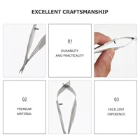 Scissors Tweezers Accessories Mini Stainless Steel and Titanium Alloy Small 2