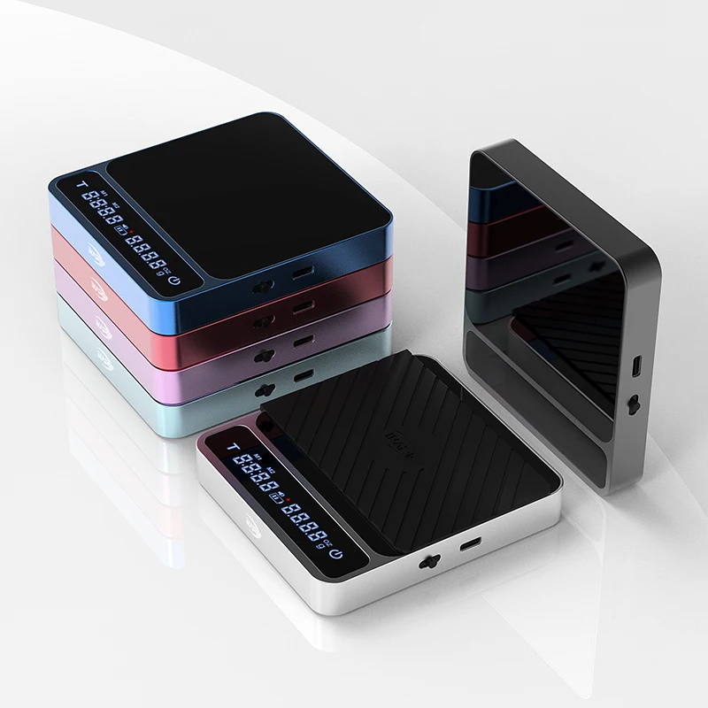 ميزان قهوة رقمي IKAPE V2 مع مؤقت وشاشة زجاجية ذكية...