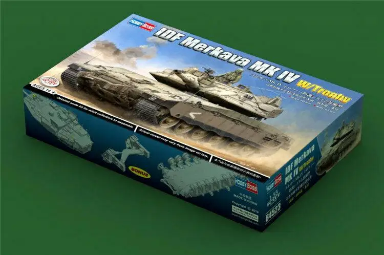 Kit Modello Hobby Boss 84523 1/35 Idf Merkava Mk Iw/Trofeo Kit Armatura Modello In Plastica