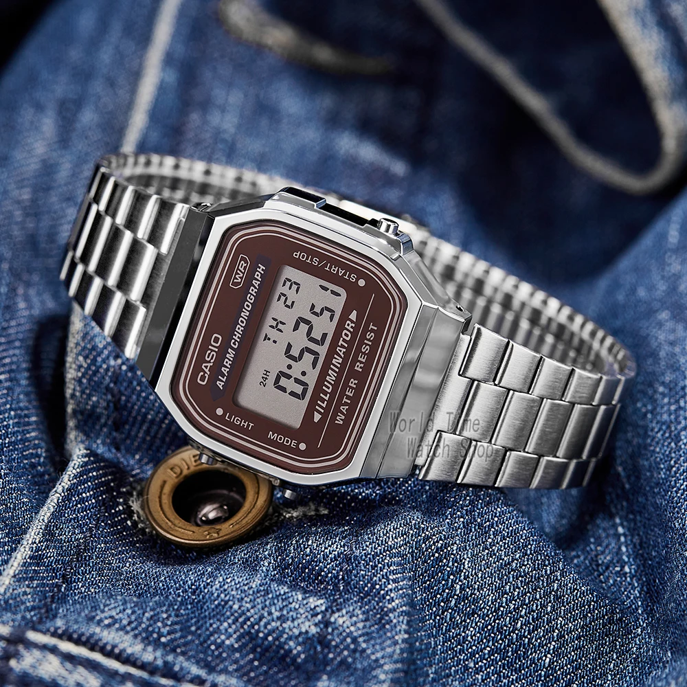 Orologio Casio da Uomo, Quadrante Piccolo Quadrato, Stile Trendy, Cinturino in Acciaio Inossidabile, Impermeabile, Novità 2025, Reloj Hombre - Image 4