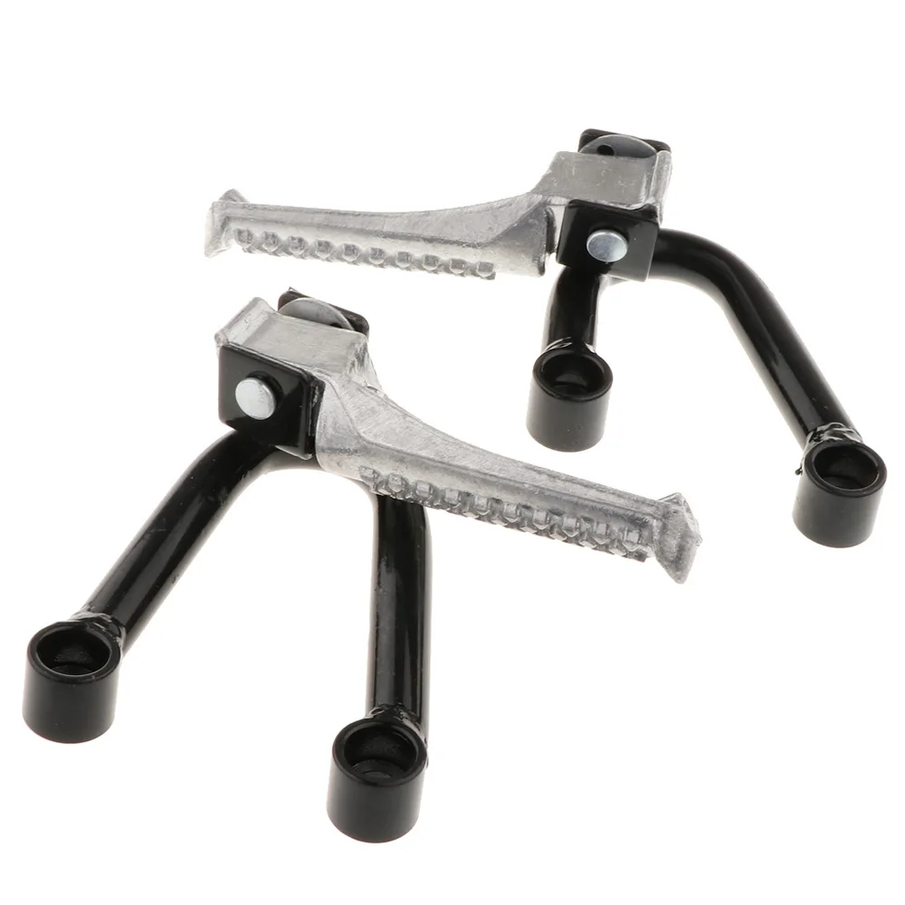 2pcs Motorcycle Footpegs Rear Passenger Foot Pegs Footrests Rear Rests For Cross-Country motorcycle footrests motorcycle foot pedals