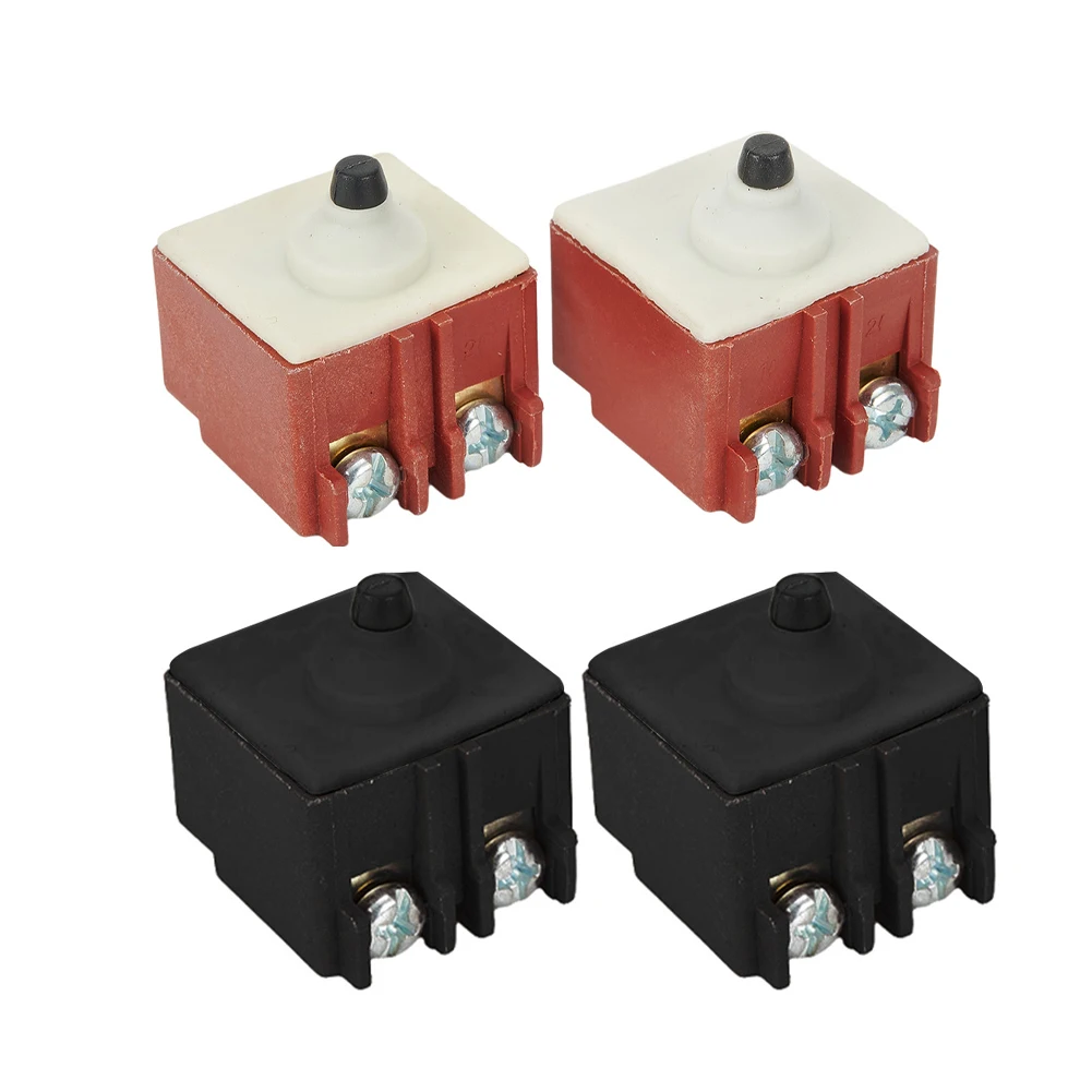 

4pcs Angle Grinder Switch Replacement Push Button Switch Speed Control Switches For 6-100/7-100 FF03-100A 100 Type Angle Grinder