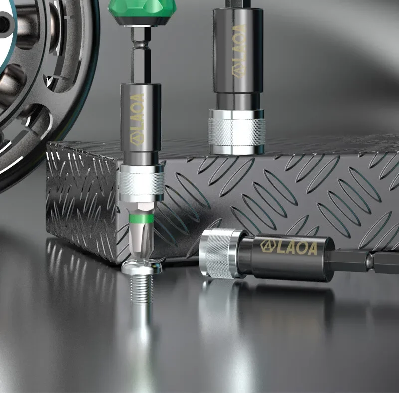 LAOA Schraubendreher-Bit-Adapter Elektrischer Bohrer-Verbindungsstab Schnellwechsel-Verbindungsstab Bit-Verlängerungsstab – Detail 15