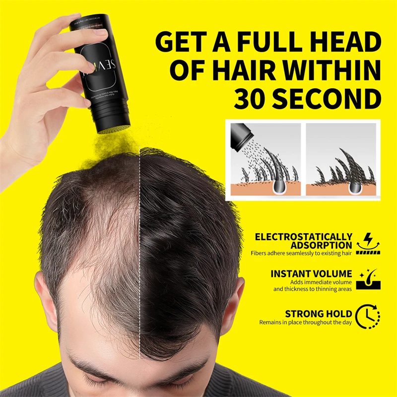 Spray fissante per fibre capillari, spray per lo styling a lunga durata, spray per capelli per tutti i tipi di fibre capillari in polvere - immagine 5
