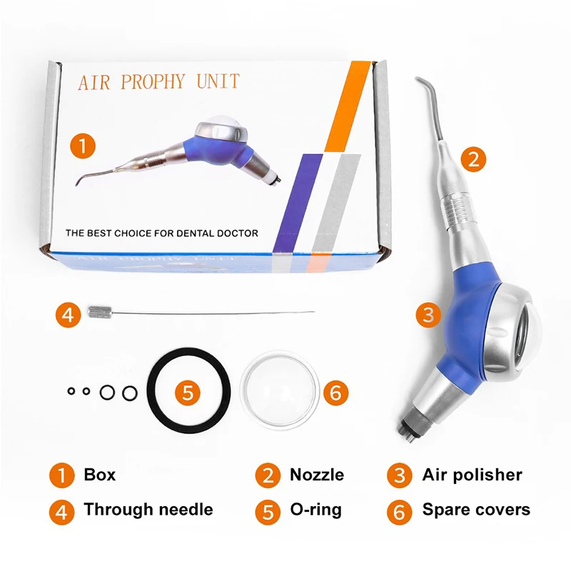 Dental Air Polisher Sandblasting Air prophy jet water Spray polisher Teeth Whitening 2hole 4hole dentist Tools