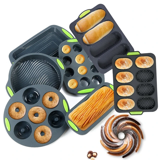 Silicone Cake Pan Non-Stick 8-10-Inch Food Grade Silicone Cake Mold Baking Pan Toast Tray Bread Pan Dessert Bakeware Cake Tools Silicone Cake Pan Non-Stick 8-10-Inch Food Grade Silicone Cake Mold Baking Pan Toast Tray Bread Pan Dessert Bakeware Cake Tools