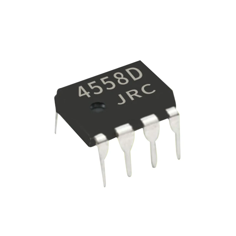 JRC4558 Direct plug-in DIP-8 double precision low noise dual operational amplifier 10 pieces tlc2252 dual rail to rail micropower operational amplifier 10 pcs lot