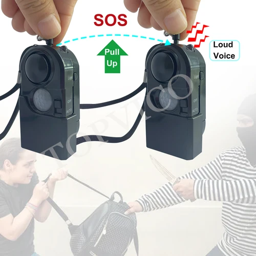 캠핑 여행 휴대용 미니 PIR 적외선 모션 센서 감지기 알람 120dB 무선 홈 보안 도난 방지, 드롭 배송 5