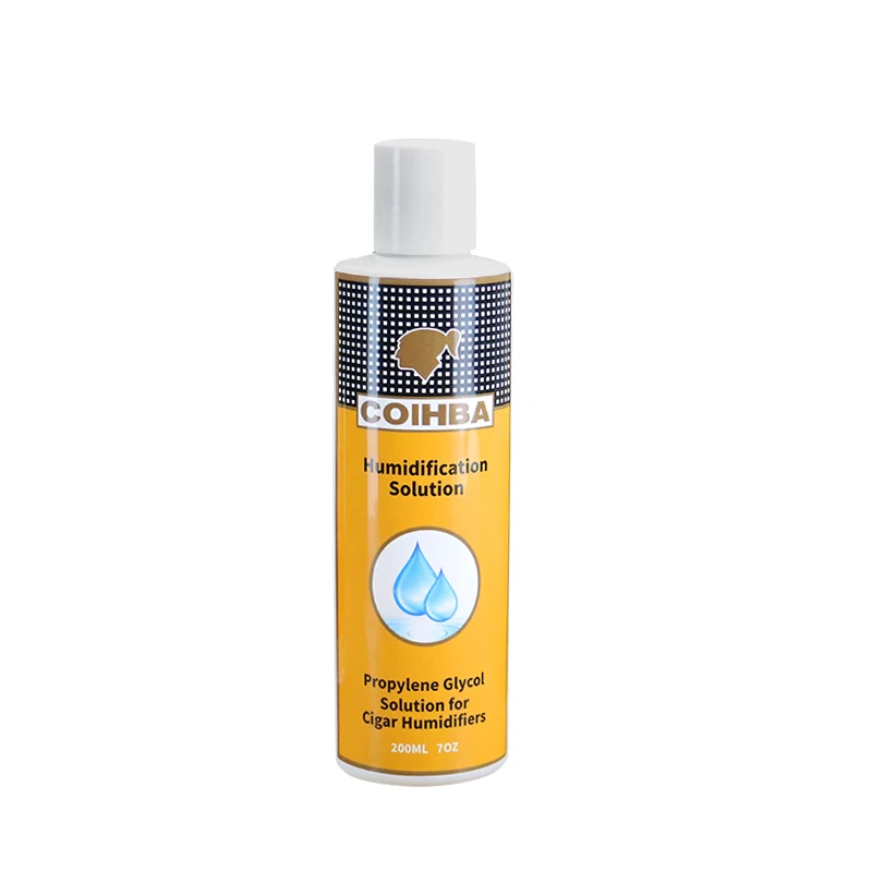 Cigar Humidor Cigar Tools Cohiba Cigare Humidification Water Solution 70% Humidity Ciger Humidifier 200ML Cigar Moisturizing Liquid Cigr Accessories