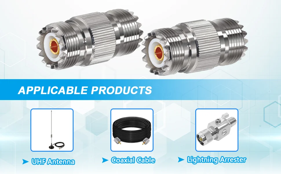 2 Adattatori Coassiali UHF Maschio A N Femmina - Per Antenne WiFi E Radio - Foto 7