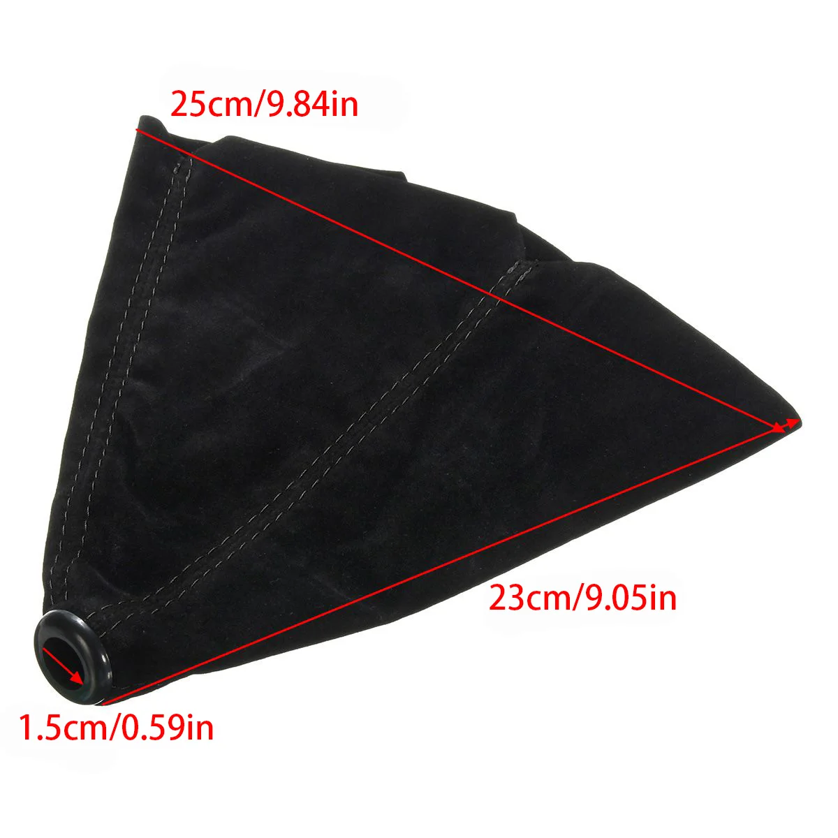 Premium Suede & PU Leather Gear Shift Knob Cover Boot Gaiter - Multiple Color Options