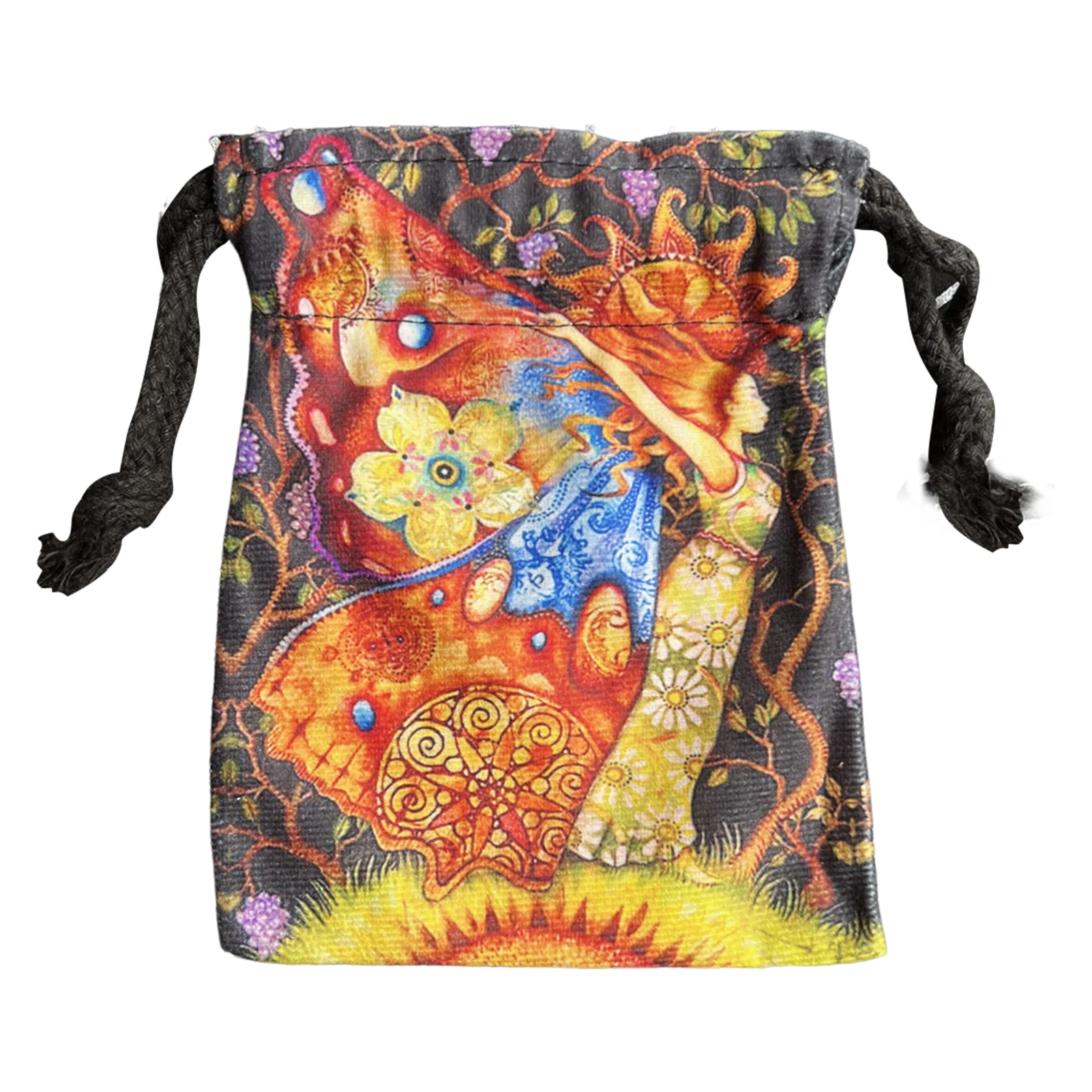 

Tarot Card Composite Velvet Storage Bag Novel Tarot Card Dice Storage Bag Jewelry Pouch Travel Gift Bags Party Favor Storage Bag