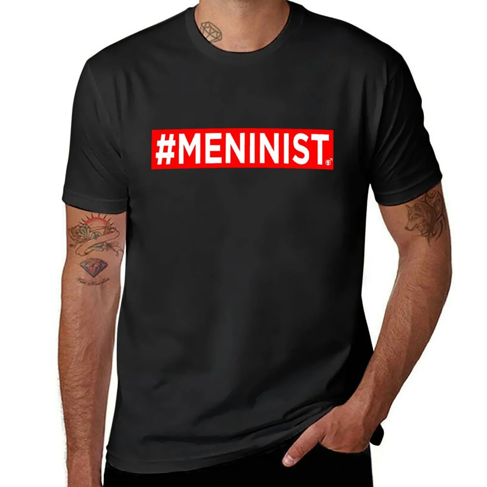 # Футболка MENINIST размера плюс мужские Забавные футболки