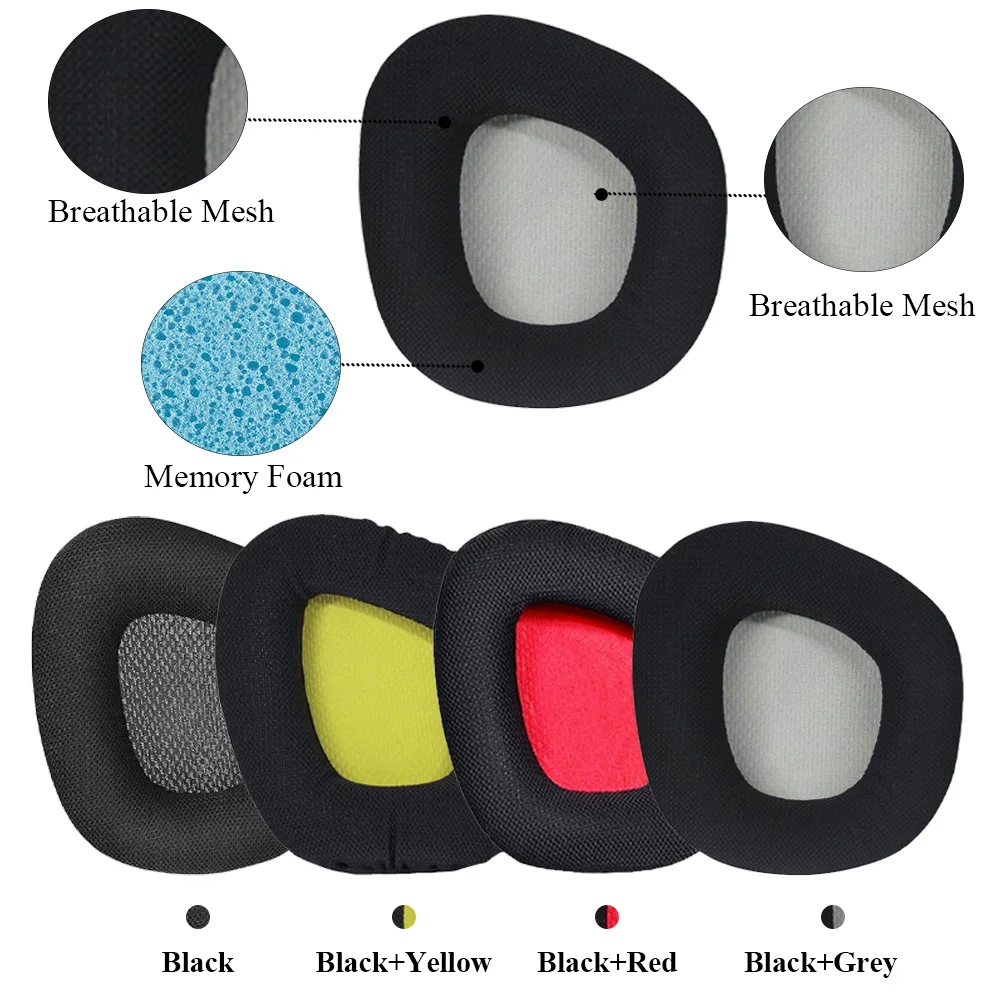 Replacement for Corsair Void RGB Elite USB PRO/SE Surround Headband Ear Pads Earphone Cushions Headphones Protein Earmuff