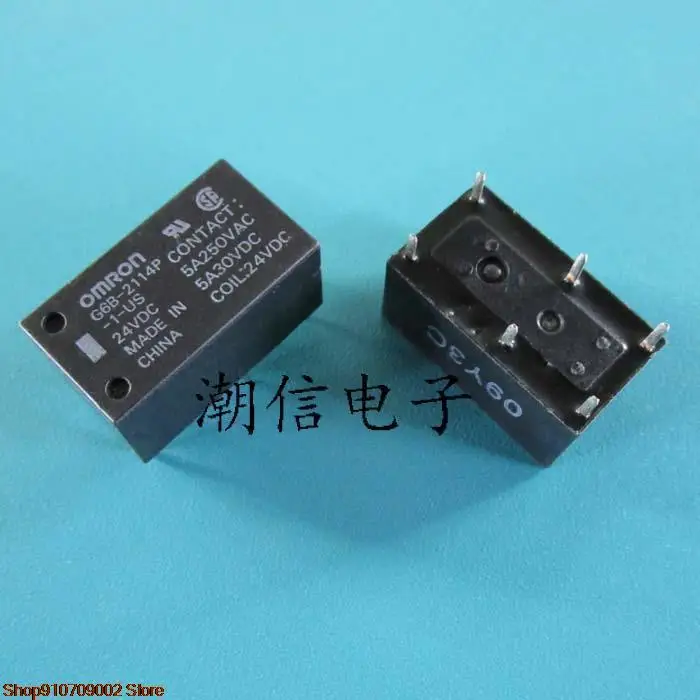 

5pieces G6B-2114P-1-US-24VDC G6B-2114P-US-24VDC original new in stock