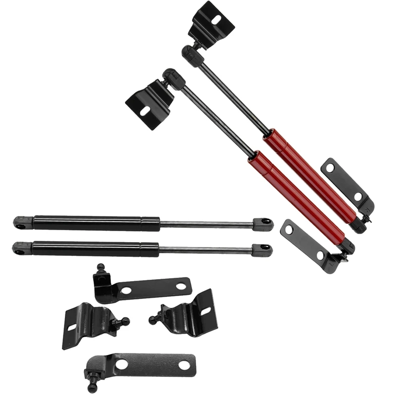 

Передняя крышка капота двигателя, амортизационная стойка, опорная штанга, газовые гидравлические детали для Toyota Hilux Vigo SR5 05-12, красный