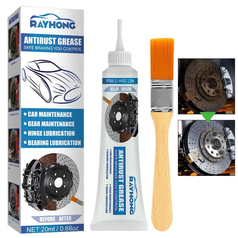 Brake Grease Cars Maintenance Antiseize Grease Tube Lubricant Rust