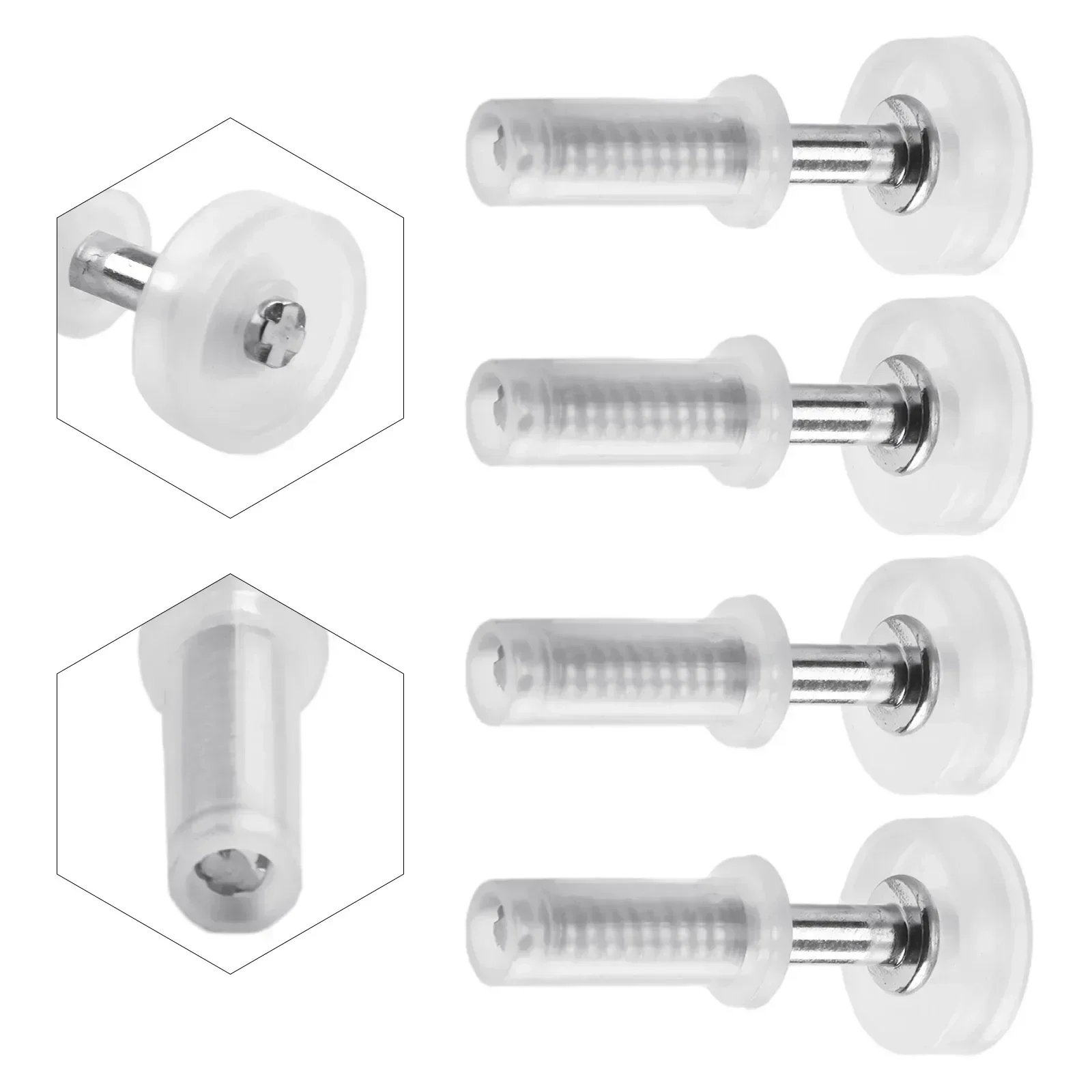 4PCS Bi Fold Door Hardware Hinges Metal Top Pivot Bi Fold Door Hardware Kit Wheel Bifold Cabinet Repair Parts