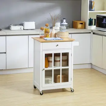 Rolling Kitchen Island Cart 1