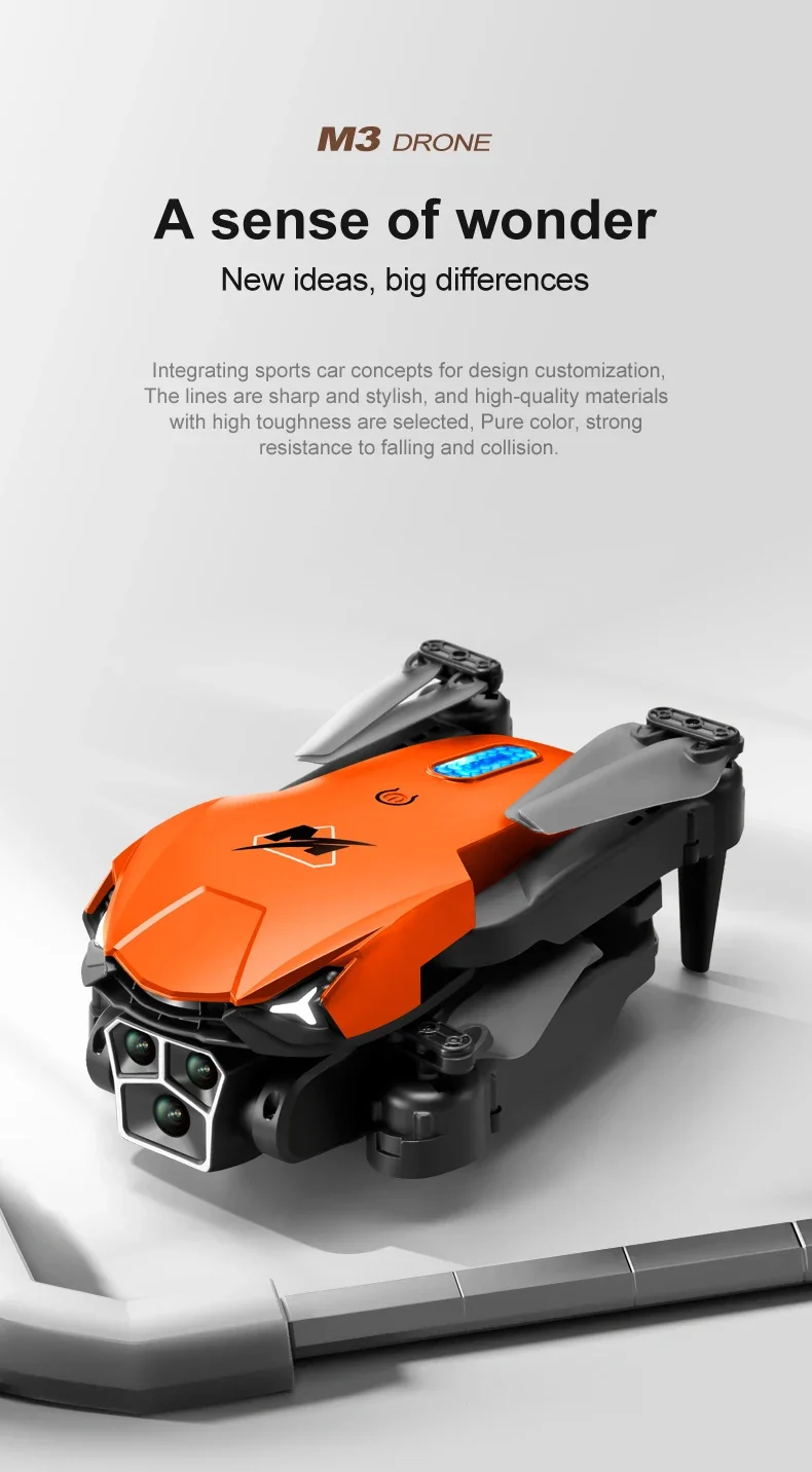Xiaomi MIJIA M3 PRO Drone 8K Three Camera Aerial Photography Aircraft Omnidirectional Obstacle Avoidance Brushless Motor 10000M
