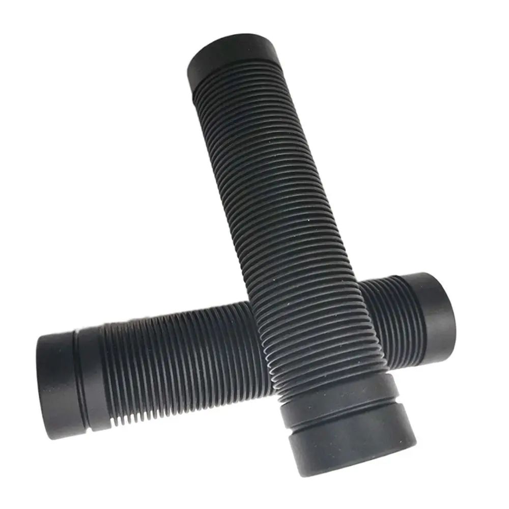 Empuñaduras para patinete, empuñaduras para bicicleta, barras suaves sin bridas de cuello largo de 125mm para empuñaduras de patinete Pro Stunt y barras de bicicleta BMX, empuñaduras para bicicleta de montaña