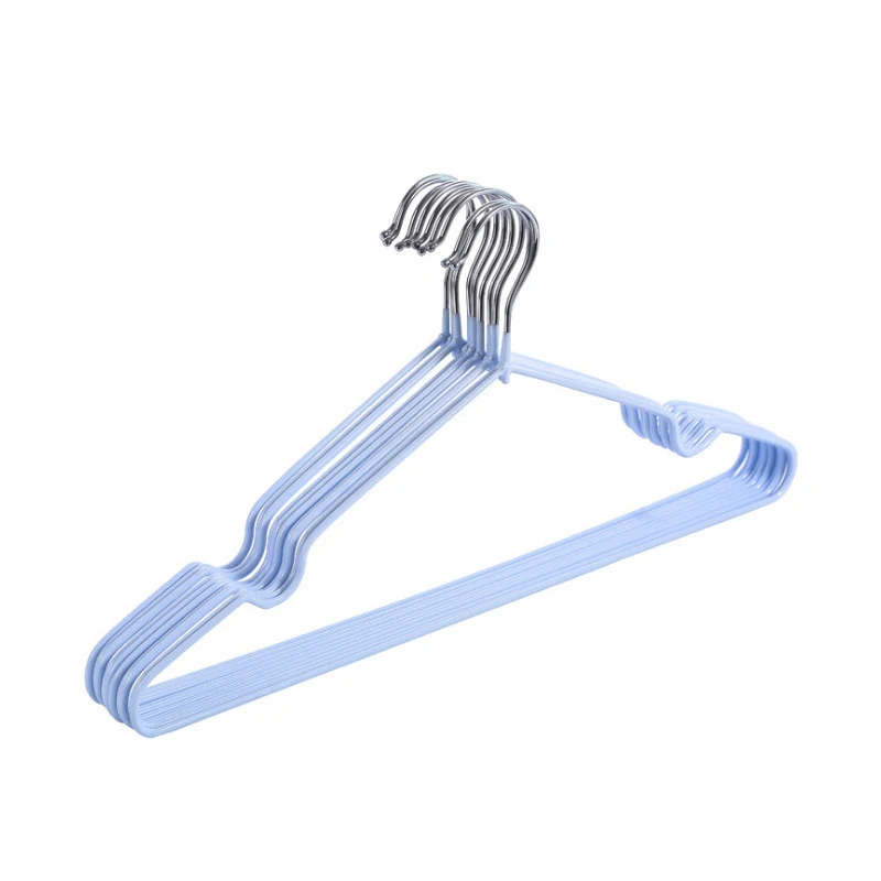 Coat Hanger Thick Household Traceless Simple Coat Hanger Metal Adult Children With Non-slip Notch clothes hangers