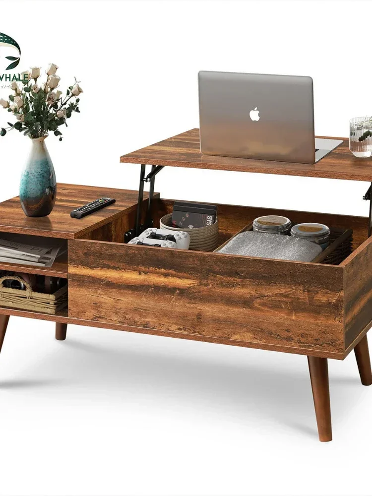 Cross border supply panel furniture factory, coffee table, simple storage, elevator living room