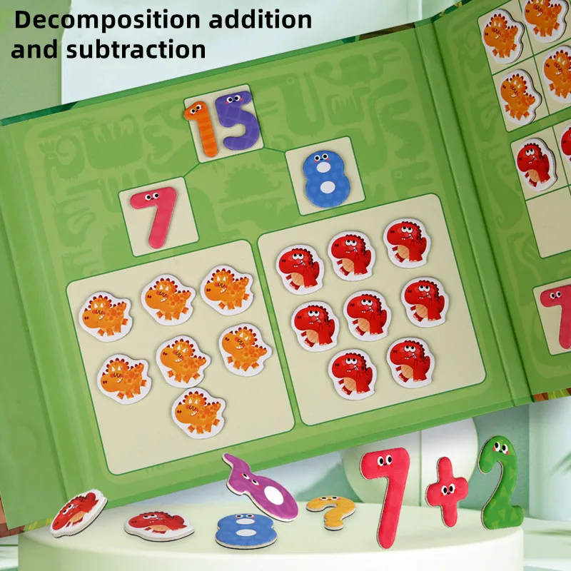 Montessori Numbers Decomposition Math Toys Magnetic Addition And Subtraction Arithmetic Learning Teaching Aids Educational Child 2