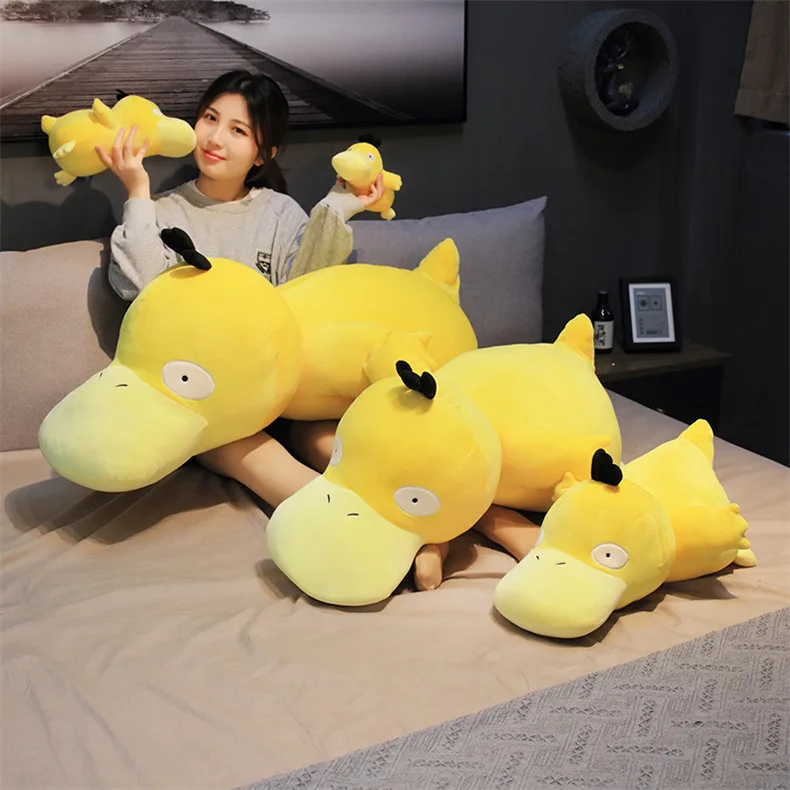 Big Size Pokemon Psyduck Plush Charmander Squirtle Pikachu Yellow Duck Plush Stuffed Animal Toy Gengar Doll Gift for Kid