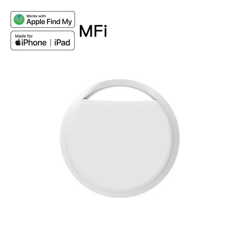 GPS Smart Air Tag Bluetooth Anti-loss Device for Apple Smart Tracker for Key Luggage Wallet Works Find My (iOS Only) Wireless