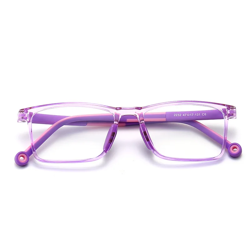 Kids Blue Light Glasses Rectangle Transparent Eyeglass Frame Silicone 0 Diopter Myopia Optic Glasses Frame anti blue light glasses,kids glasses,optical spectacle frames