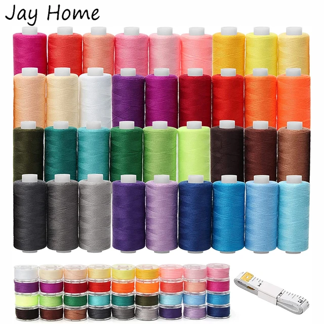 12Pcs Sewing Thread Set Prewound Bobbin Thread Sewing Machine Thread  Durable Embroidery Thread for Sewing DIY