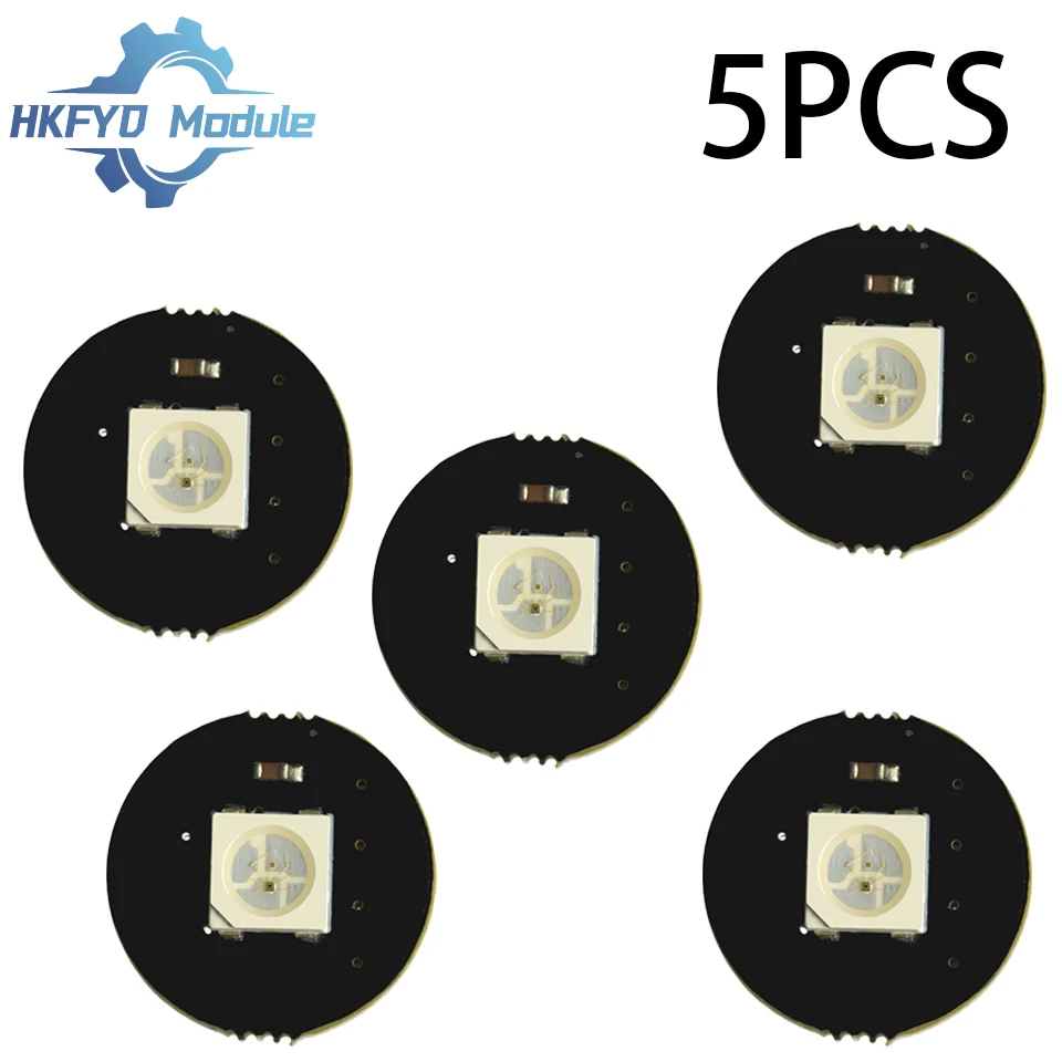 5-100PCS RGB LED 링 1 비트 LED WS2812 5050 RGB LED 링 램프 조명 Arduino 용 통합 드라이버 포함