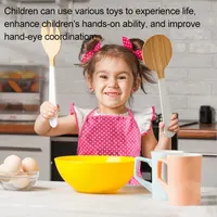 11PCS Kids Cooking Baking Set Chef Set, Includes Apron for Girls, Chef Hat, Mitt & Utensil Gifts for 3-10 Year Old Kids 2