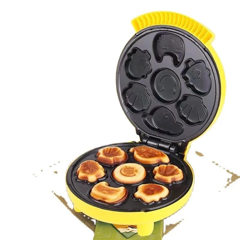 Maquina De Fazer Pao Household Fully Automatic Cake Cartoon Mini Children's Bread Maker Heating Baking Breakfast Machine 5