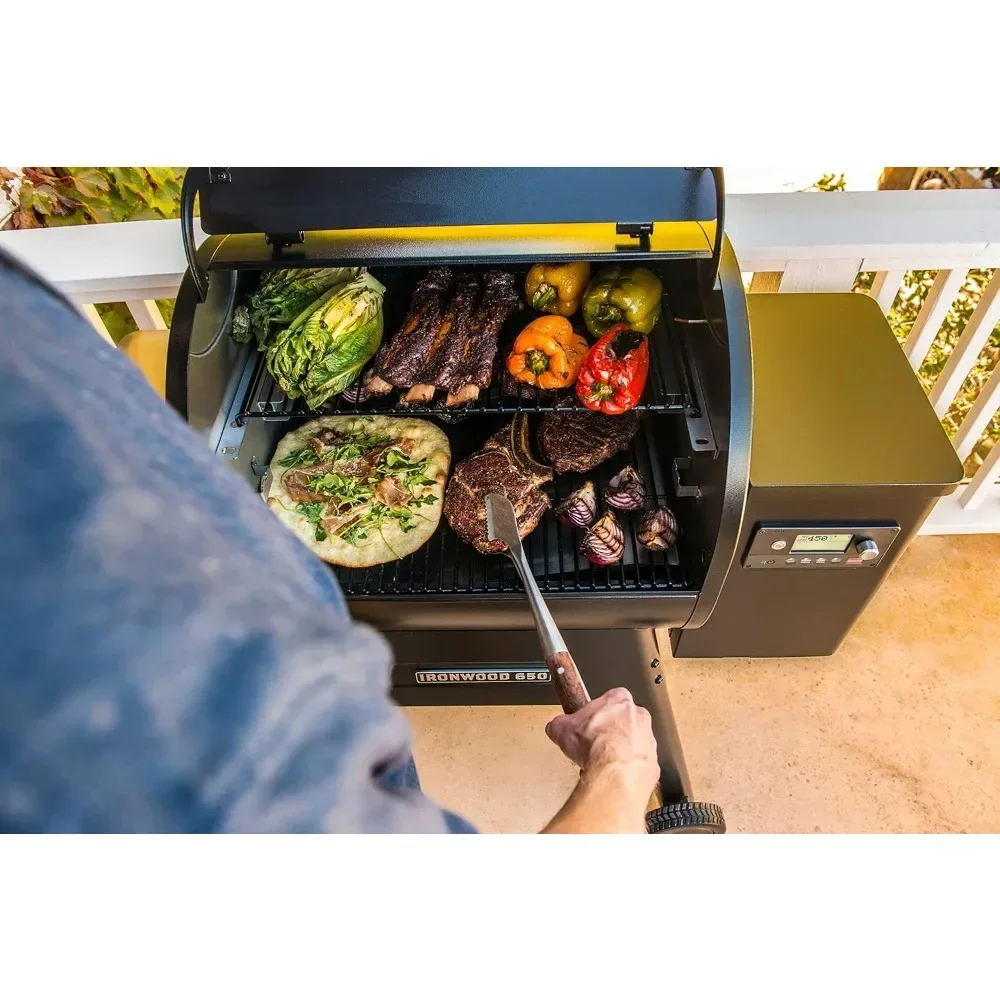 650 Electric Wood Pellet Grill and Smoker with WiFi and App Connectivity 3