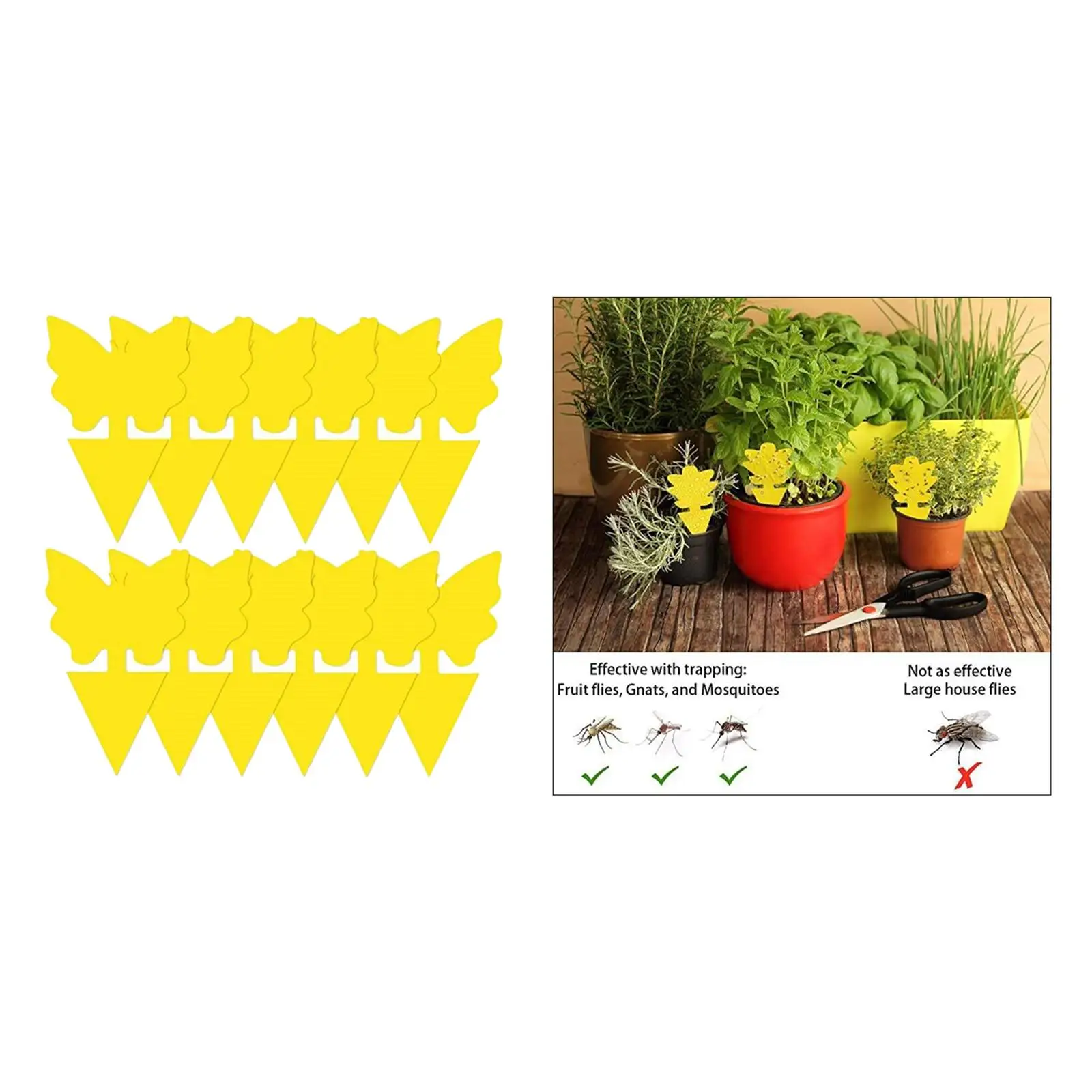 12X Fly Insect Catcher Sticky Strong Glue Bug Trap Outdoor