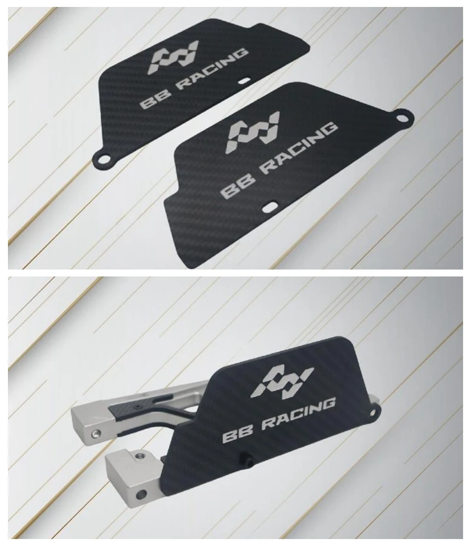 CarbonFiberDustCoverFenderRearSuspensionMuddyforLosi5ivet1