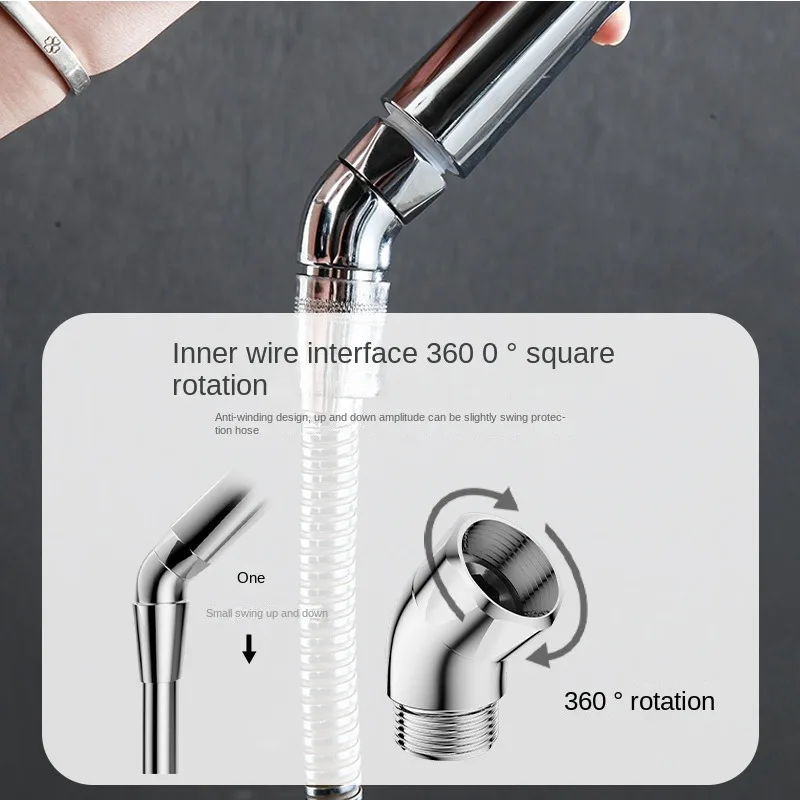 Shower Elbow Adapter 135 Degree Head Extension Arm Connector for Hand Shower Head Elbow Adapter