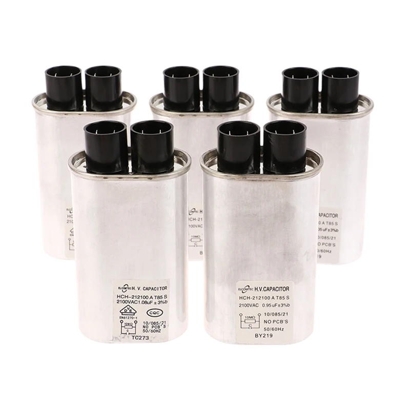 1pc Microwave Oven Capacitor 0.85uF 0.9uF 0.95uF 1.05uF 1.08uF High Voltage oven components electrical components
